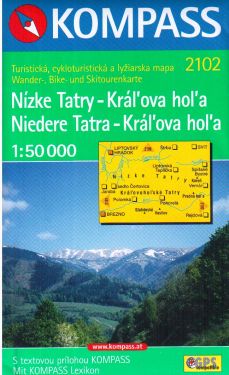 Niedere Tatra, Kral’ova hol’a 1:50.000