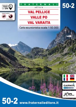 Valle Pellice, Valle Po, Val Varaita 1:50.000