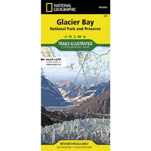 Glacier Bay National Park and Preserve Map 1:240.000