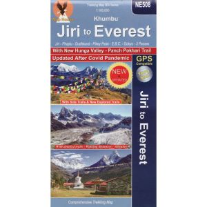 Khumbu: Jiri to Everest trekking map 1:100.000