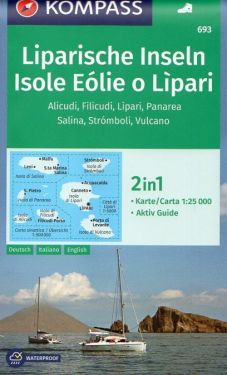 Isole Eolie o Lipari 1:25.000