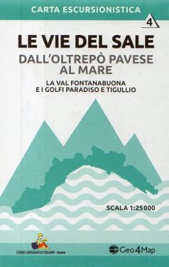 La Val Fontanabuona e i golfi Paradiso e Tigullio f.4 1:25.000