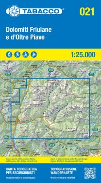 Dolomiti Friulane e d'Oltre Piave 1:25.000