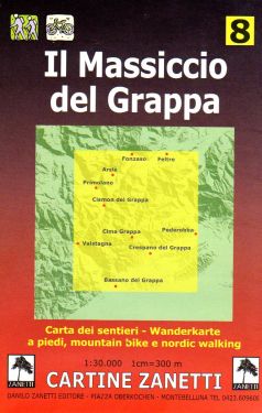 Il Massiccio del Grappa 1:30.000